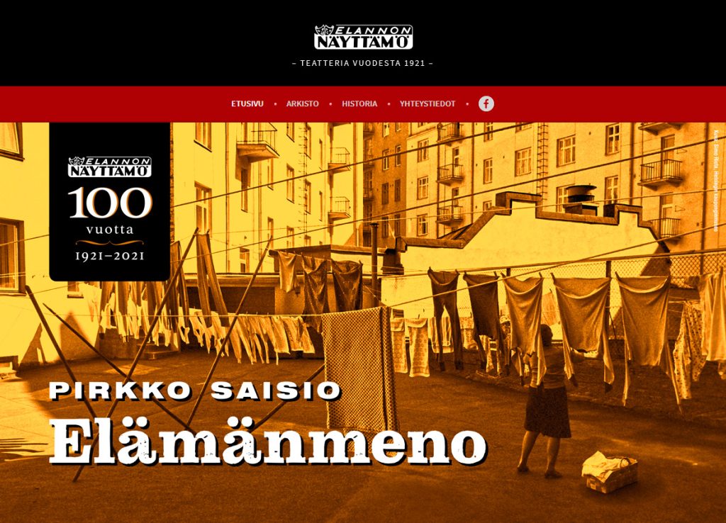 Elannon Näyttämö -sivusto