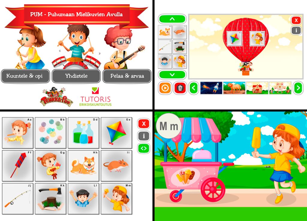 PUM – Puhumaan mielikuvien avulla (mobiilisovellus)